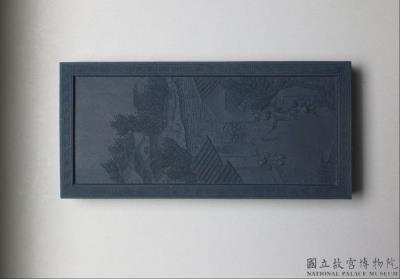 图片[2]-Blue inkstick from a set of  imperially commissioned  “Collective Celebrations of a Myriad Springs” , Qing dynasty, Jiaqing reign (1796-1820)-China Archive